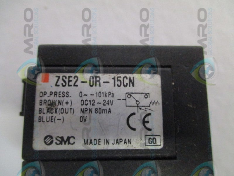 SMC ZSE2-0R-15CN COMPACT PRESSURE SWITCH  UNMP