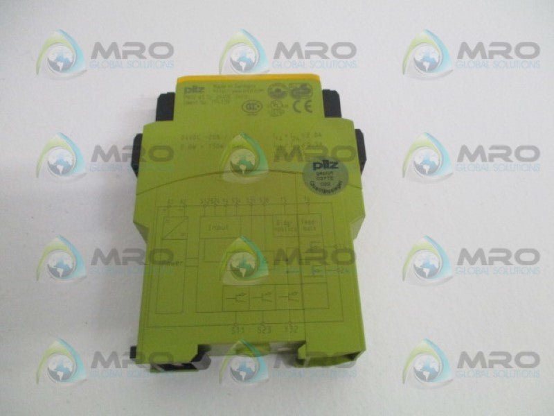 PILZ PNOZe3.1P24VDC2n/o SAFETY RELAY NSNP