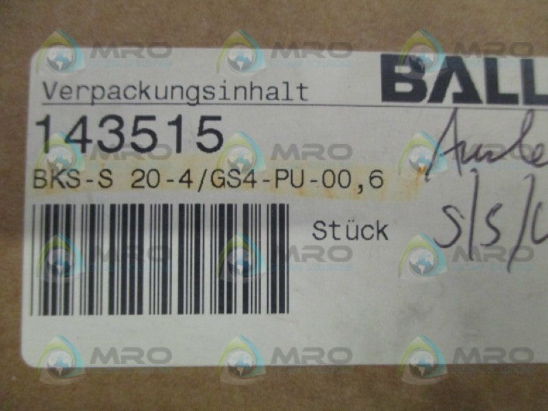 BALLLUFF BKS-S20-4/GS4-PU-00,6  CONNECTION CABLE  NSMP