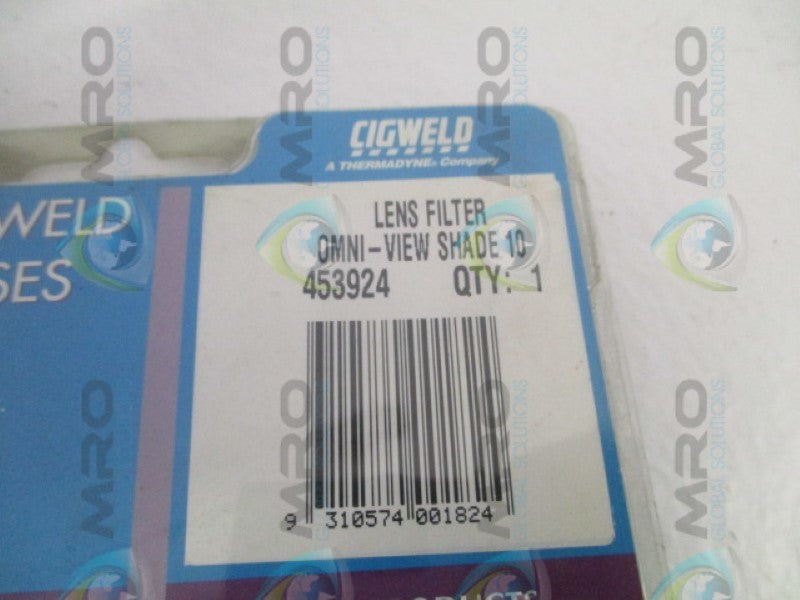 CIGWELD 453924 LENS FILTER OMNI-VIEW SHADE 10  NSMP