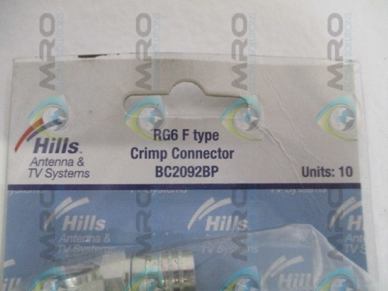 HILLS BC2092BP CRIMP CONNECTOR (PKG. OF 10) NSMP
