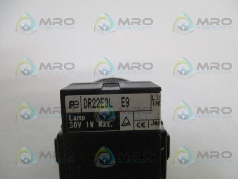 FUJI ELECTRIC DR22E3L-E9W WHITE PILOT LIGHT NSMP