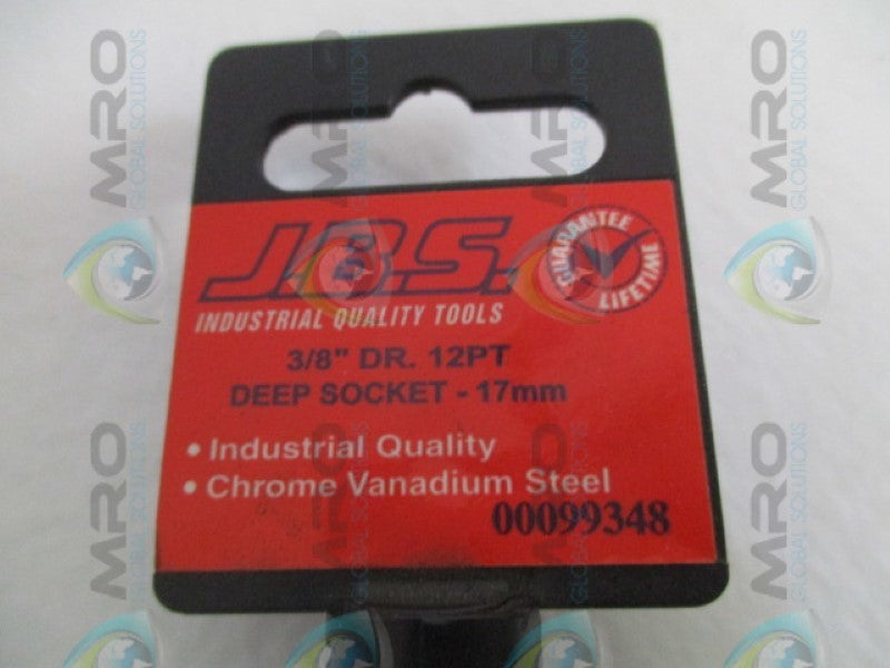 J.B.S. 00099348 DEEP SOCKET 3/8"  NSNP