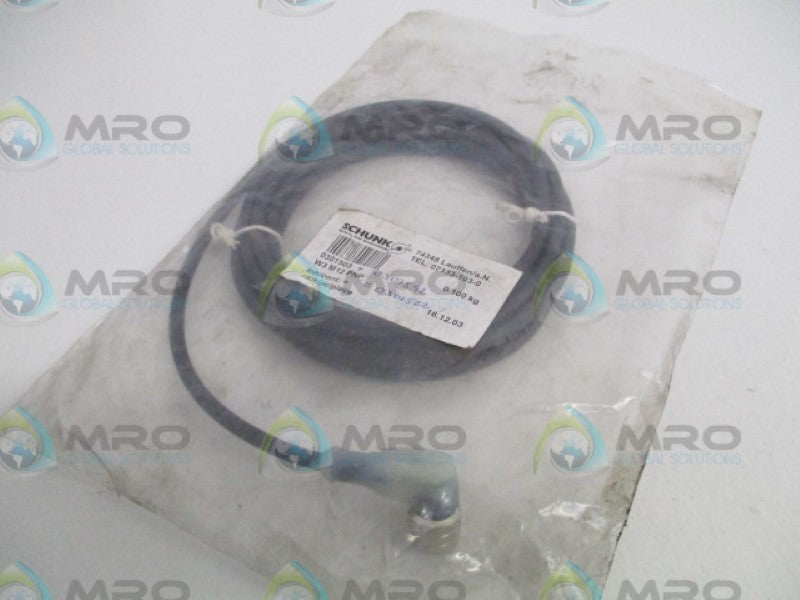 SCHUNK 0301503 W3M12PNP SENSOR CABLE  NSMP