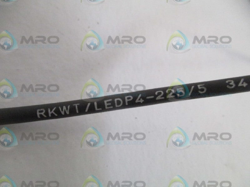 LUMBERG RKWT/LEDP4-225/5 CORDSET CABLE NSNP