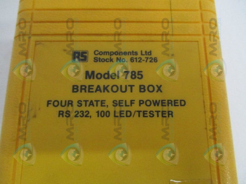 RS COMPONENTS 612-726 BREAKOUT BOX UNMP