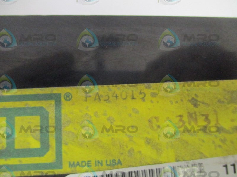 SQUARE D FA34015 CIRCUIT BREAKER 15A UNMP