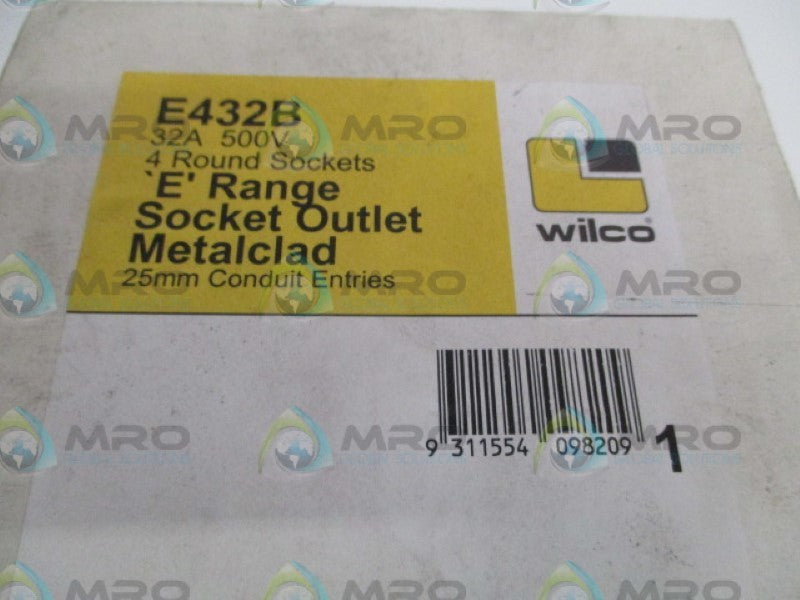 WILCO E432B SOCKET OUTLET NSMP