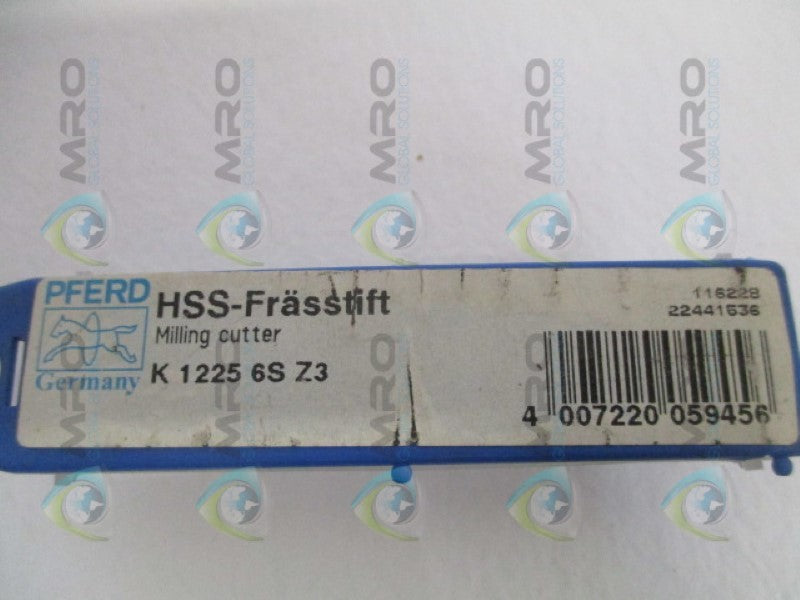 PFERD K12256SZ3 MILLING CUTTER NSMP