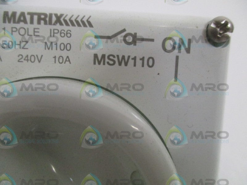 PDL MATRIX MSW110WH SWITCH NSMP