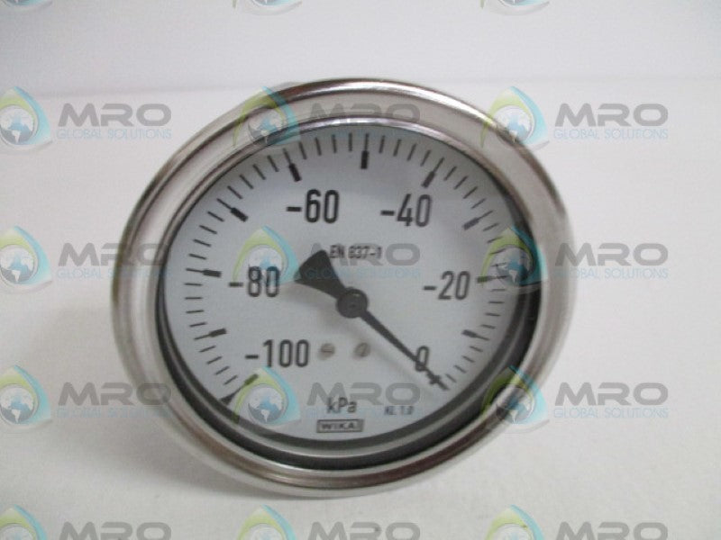 WIKA 212.20.100 PRESSURE GAUGE -100 KPA NSMP