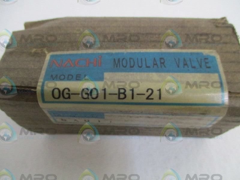 NACHI OG-G01-B1-21 MODULAR VALVE NSNP