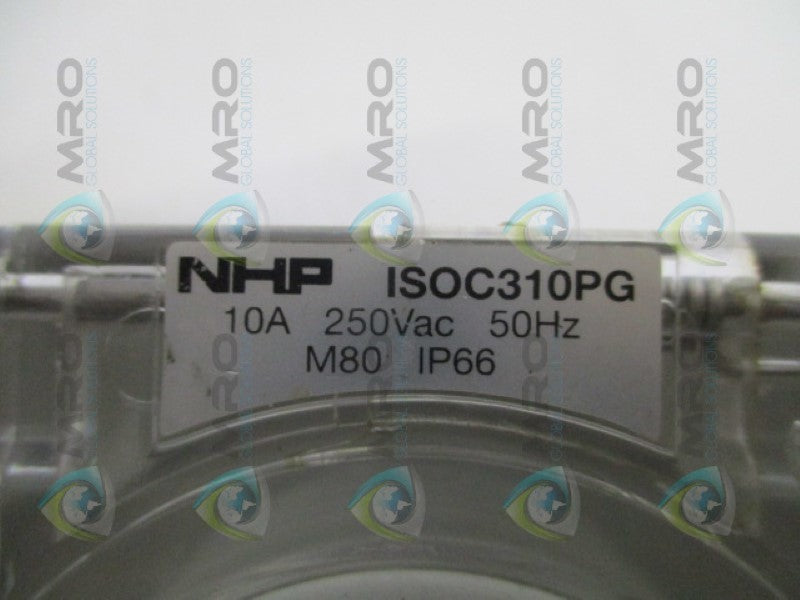 NHP ISOC310PG SOCKET OUTLET UNMP
