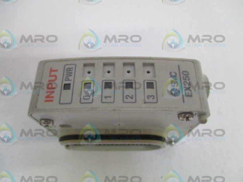 SMC EX250-IE3 DIGITAL INPUT MODULE (AS PICTURED) UNMP