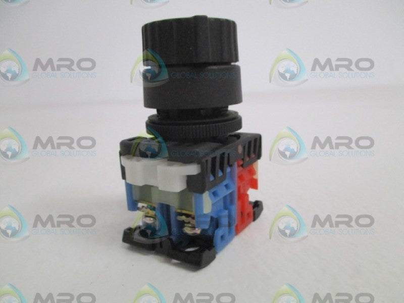FUJI ELECTRIC AR22PR-2 BLACK SELECTOR SWITCH (AS PICTURED)UNMP