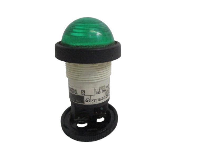 FUJI ELECTRIC DR22D0LE3 GREEN DOMED PILOT LIGHT UNMP