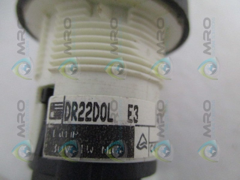 FUJI ELECTRIC DR22D0LE3 GREEN DOMED PILOT LIGHT UNMP