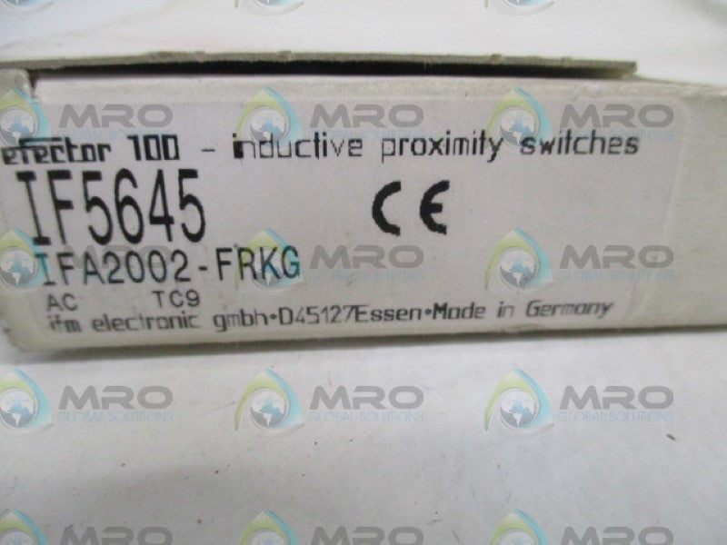 IFM EFECTOR IF5645 INDUCTIVE PROXIMITY SWITCH NSMP
