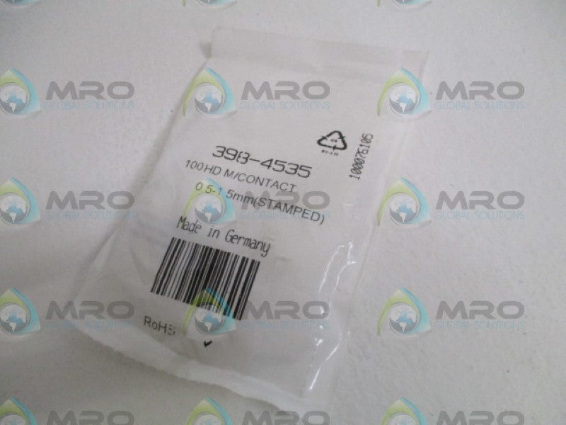 RS 398-4535 CRIMP CONNECTOR (PKG. OF 100) NSMP