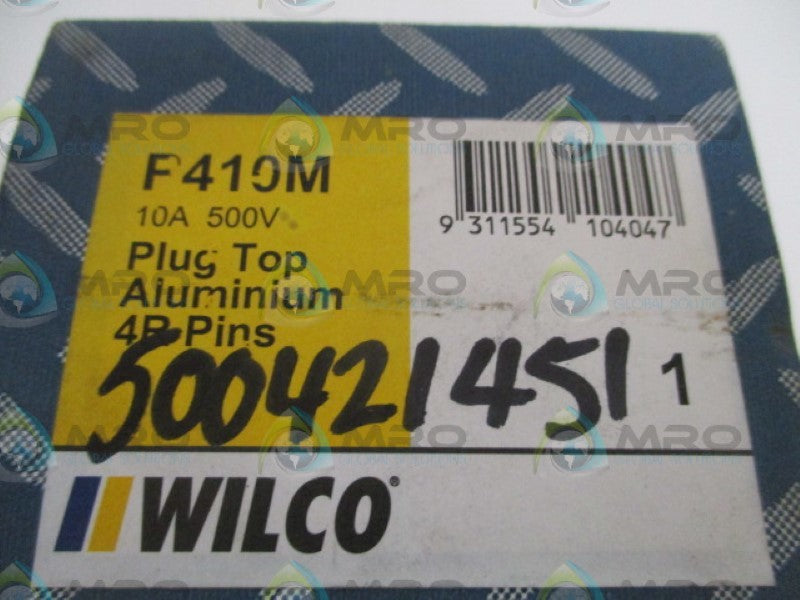 WILCO P410M PLUG TOP NSMP