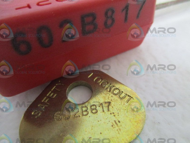 MASTER LOCK 410MKREDZT1 602B817 PADLOCK NSMP