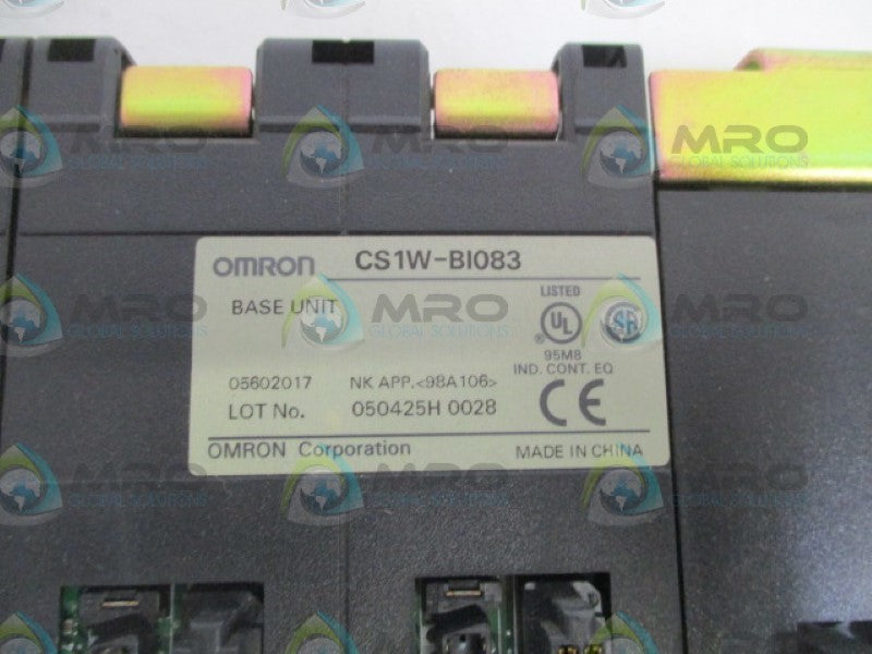 OMRON CS1W-BI083 BASE UNIT UNMP