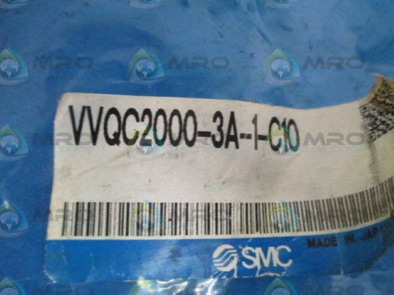 SMC VVQC2000-3A-1-C10 MANIFOLD END PLATE *NEW IN FACTORY BAG*