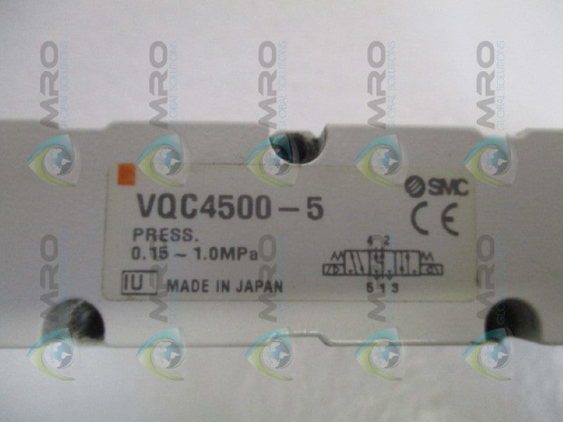 SMC VQC4500-5 SOLENOID VALVE UNMP