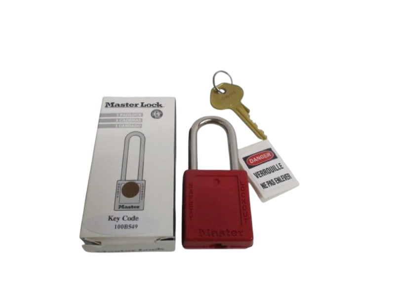 MASTER LOCK 410MKW7000REDLZ1 100B549 PADLOCK NSMP