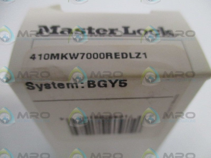 MASTER LOCK 410MKW7000REDLZ1 100B549 PADLOCK NSMP