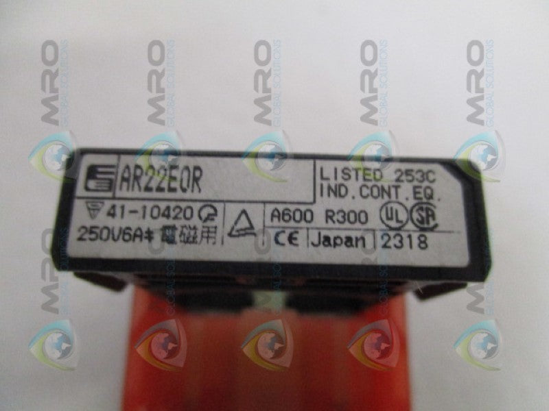 FUJI ELECTRIC AR22E0R PUSHBUTTON BODY (AS PICTURED) UNMP