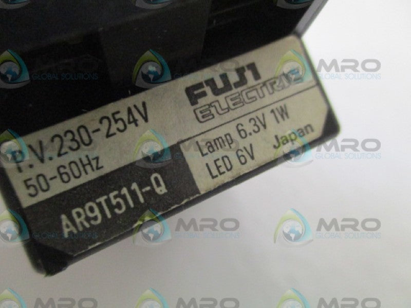 FUJI ELECTRIC AR9T511-Q PILOT INDICATOR LIGHT (AS PICTURED) UNMP