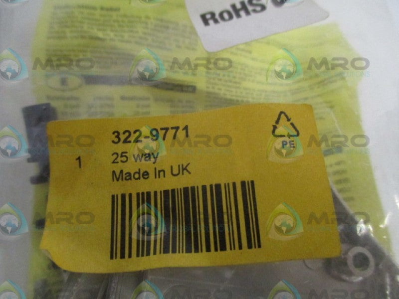 MH CONNECTORS DTPK25-K 322-9771 CONNECTOR BACKSHELL NSMP