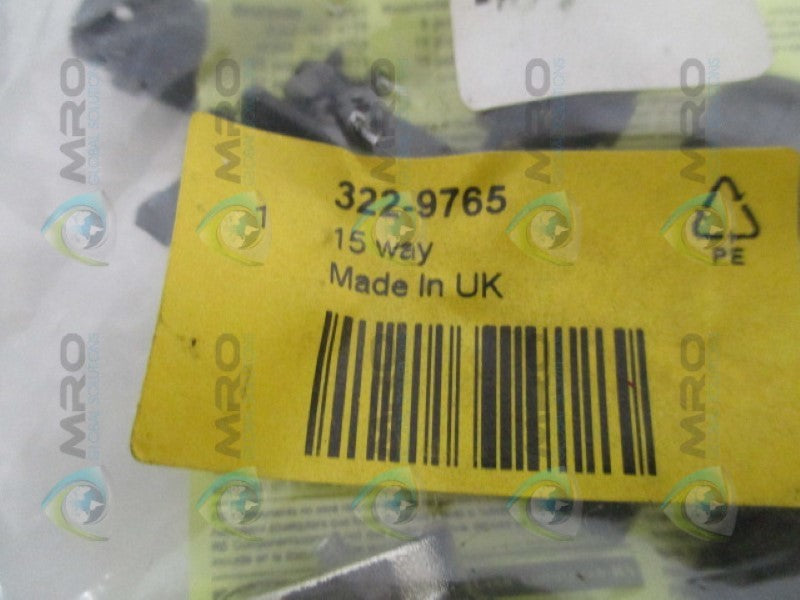MH CONNECTORS DTPK15-K 322-9765 CONNECTOR BACKSHELL NSMP