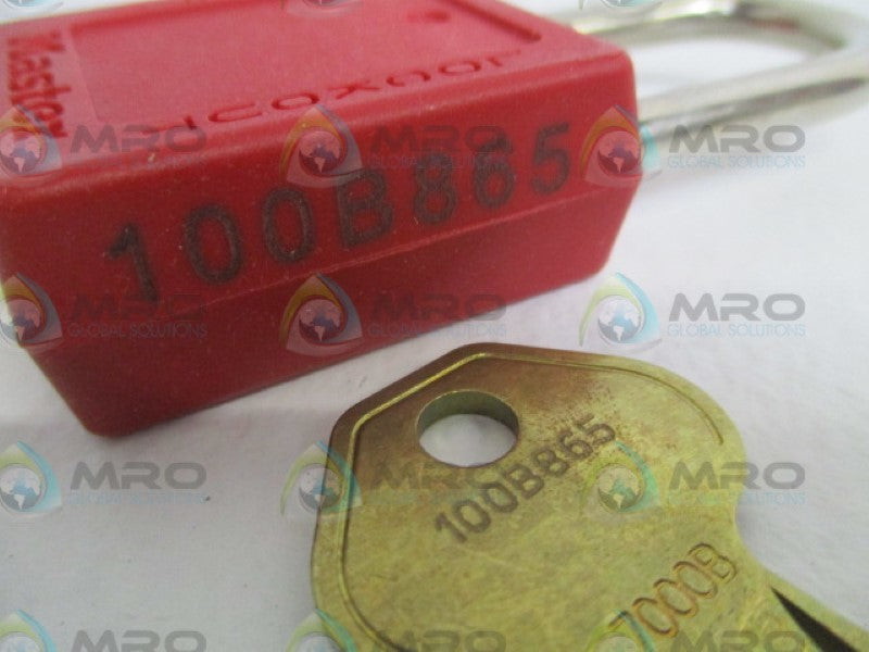 MASTER LOCK 410MKW7000REDLZ1 100B865 PADLOCK NSMP