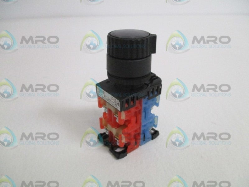 FUJI ELECTRIC AR22V2R BLACK ROTARY SWITCH PUSHBUTTON (AS PICTURED) NSNP
