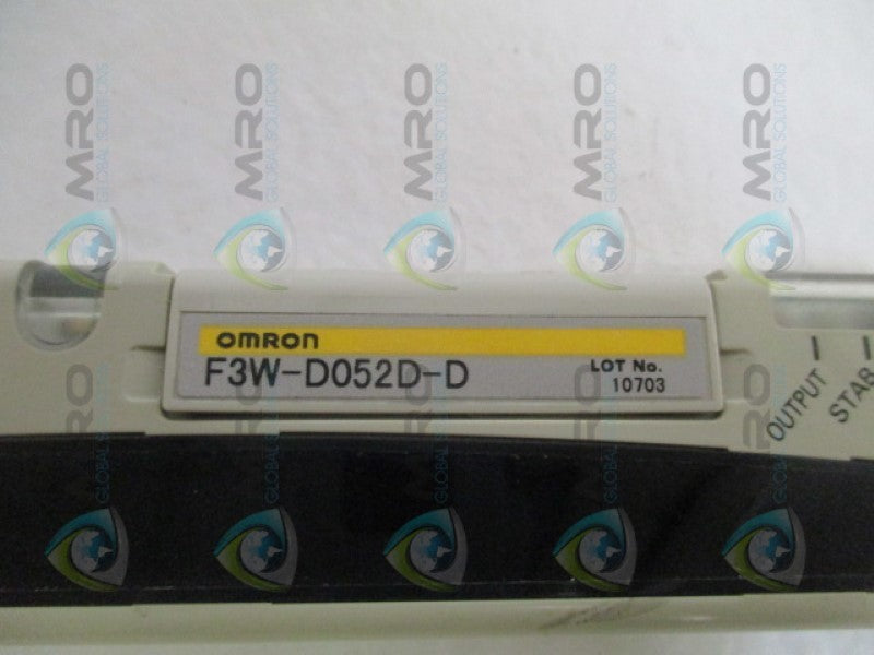 OMRON F3W-D052D-D PICKING SENSOR UNMP