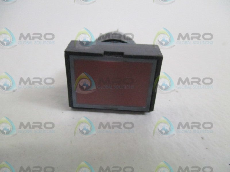 FUJI ELECTRIC AH165-ZT1RE5 RED INDICATOR PUSHBUTTON UNMP