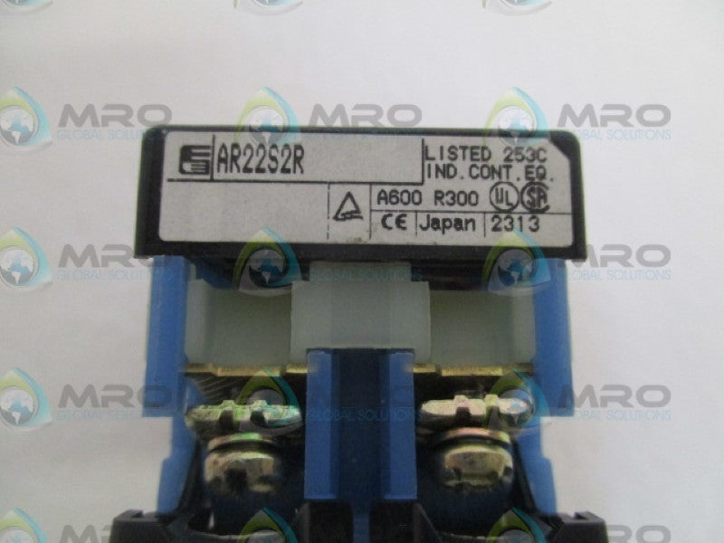 FUJI ELECTRIC AR22S2R PUSHBUTTON BODY (AS PICTURED) UNMP