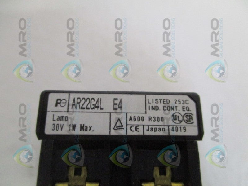 FUJI ELECTRIC AR22G4LE4 PUSHBUTTON BODY (AS PICTURED) NSNP