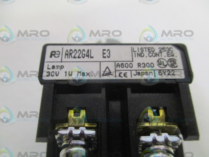FUJI ELECTRIC AR22G4LE3 PUSHBUTTON BODY (AS PICTURED) NSNP