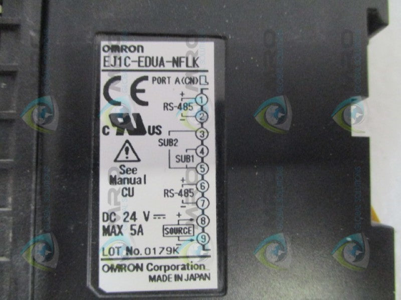 OMRON EJ1C-EDUA-NFLK TEMPERATURE CONTROLLER END UNIT UNMP