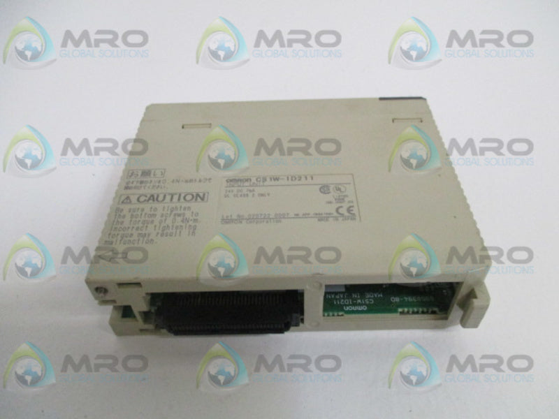 OMRON CS1W-ID211 INPUT UNIT MODULE (MISSING TERMINAL) UNMP