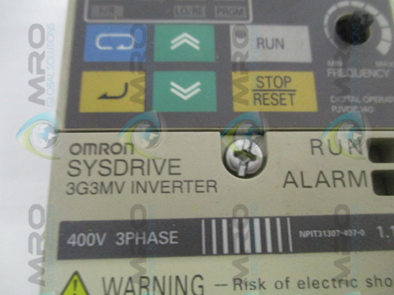 OMRON SYSDRIVE 3G3MV-PDRT1-SINV1 COMMUNICATIONS UNIT UNMP