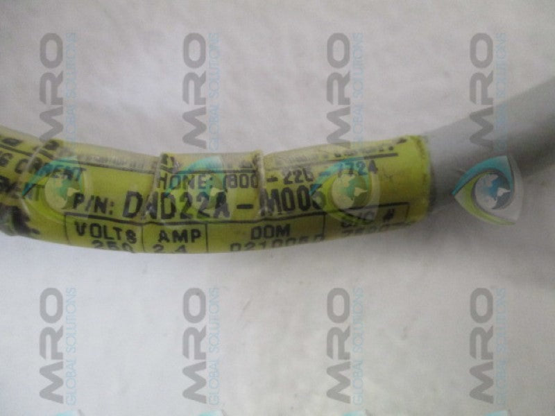 DANIEL WOODHEAD DND22A-M005 CABLE ASSEMBLY  UNMP