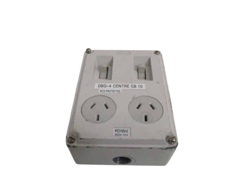 WILCO PC110V-2 TWIN SWITCH SOCKET OUTLET  UNMP