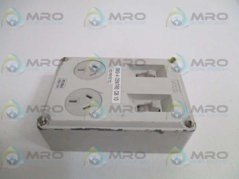 WILCO PC110V-2 TWIN SWITCH SOCKET OUTLET  UNMP