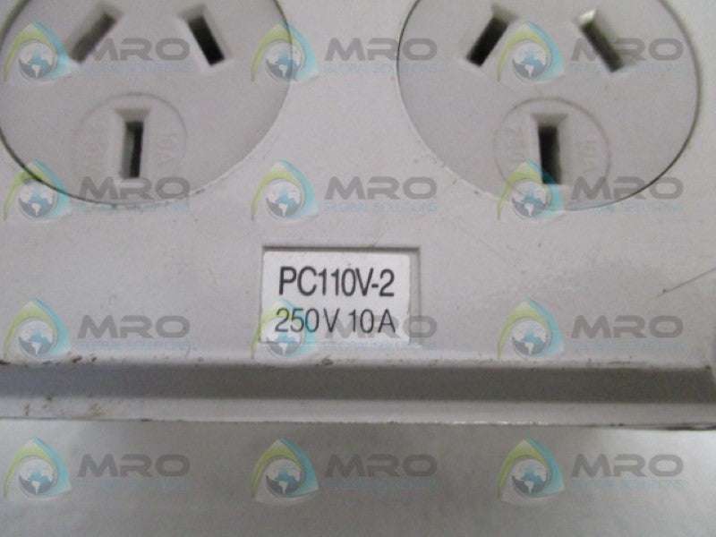 WILCO PC110V-2 TWIN SWITCH SOCKET OUTLET  UNMP