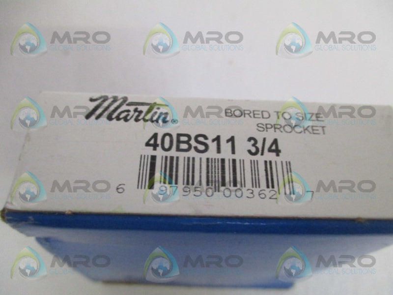 MARTIN 40BS11 SPROCKET 3/4"  NSFS