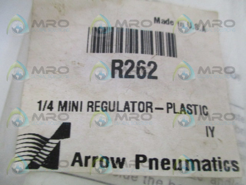 ARROW PNEUMATICS R262 MINI REGULATOR 1/4"  NSMP